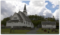 Skjoldastraumen kirke. Foto: Erling Jensen.
